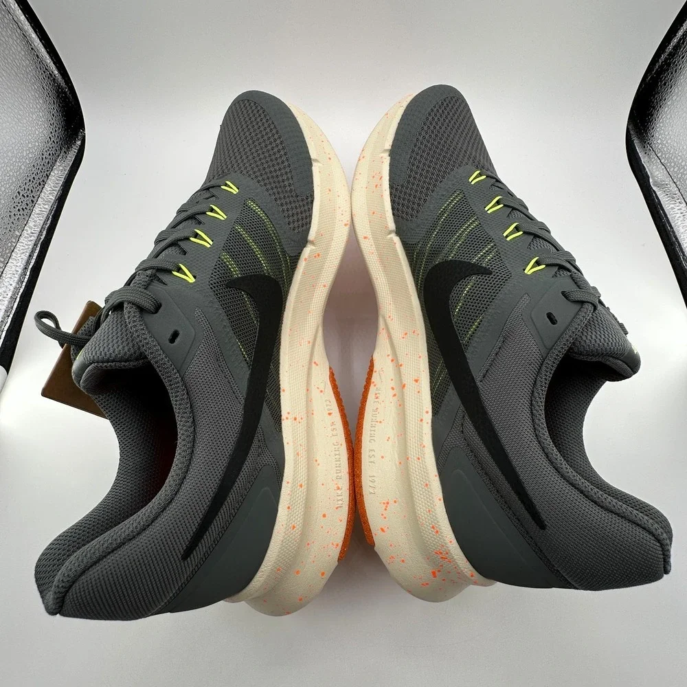 Nike Run Swift 3 Mens Running Shoes Mens 13 Iron‎ Grey-Orange HV5226-068 NEW - Picture 12 of 13